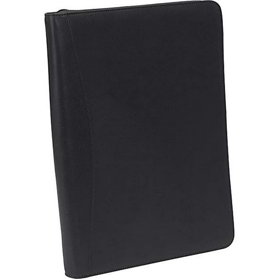 Osgoode Marley Cashmere Black Zip File Portfolio