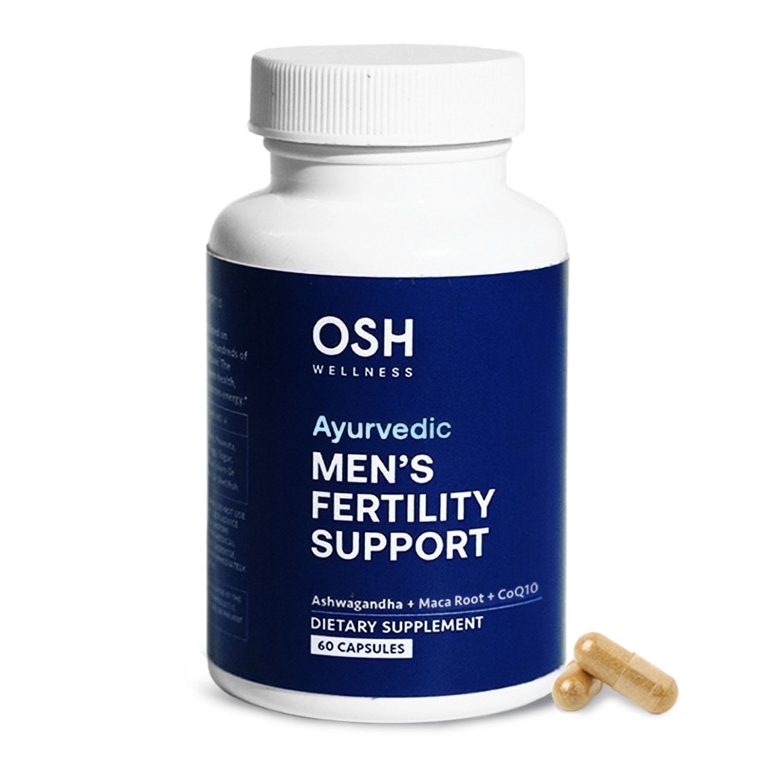 Ayurvedic Sperm Health Formula  Male Fertility Support for Count, Quality & Volume  with Maca, Ashwagandha, Zinc, Folate, and Prenatal Vitamins  60 Vegan Capsules  Made in USA