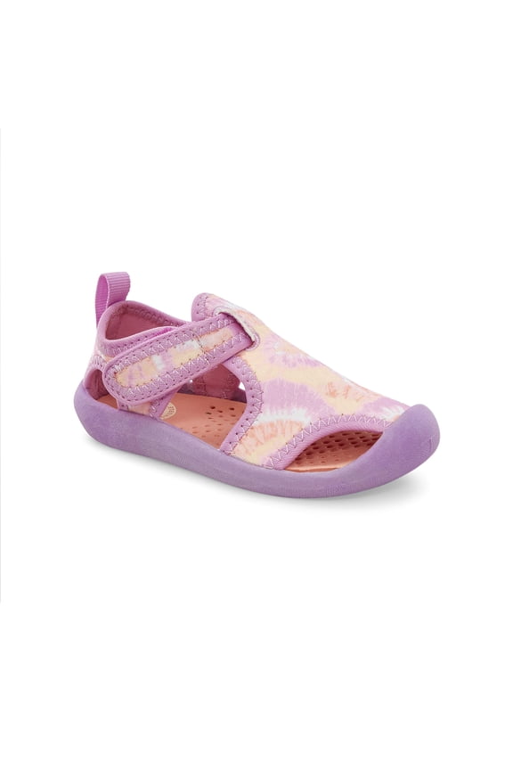 girls Os22p06b Water Shoe, Pastel Tie Dye, 9 Toddler US
