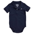 thumbnail image 1 of OshKosh B'gosh Baby Boys' Pique Polo Bodysuit - Navy - 9 Months, 1 of 3