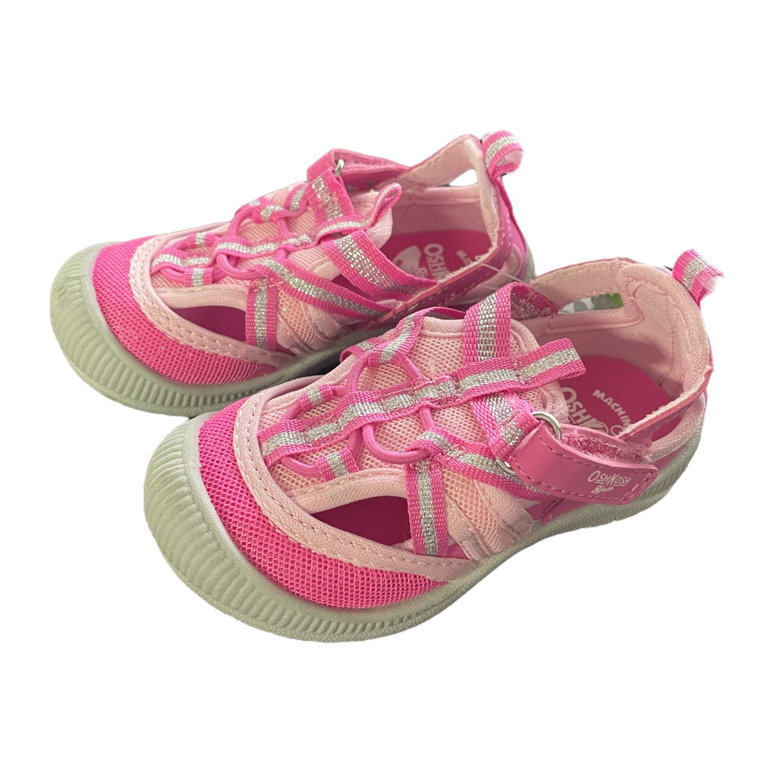 OshKosh Girl's Everyplay Flexible Outsole Bump Toe Sandal (Pink, 11 ...