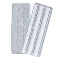 thumbnail image 1 of Oshang Flat Mop Head Refill 2 Pack - White and Grey - Replacement Mop Pads, Microfiber Cleaning Pads for Oshang Flat Mop and bucket, 1 of 6