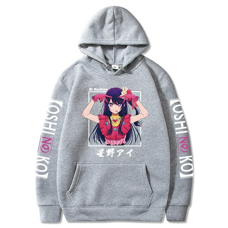 Oshi No Ko Hoodie Anime Ai Hoshino Sweatshirt Pullover for Men