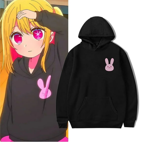 Oshi No Ko Ruby Hoshino Hoodie Sweatshirt Cartoon Pullover Casual Winter Clothes