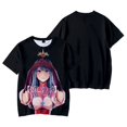 thumbnail image 1 of Oshi no Ko Anime T-shirt ACGN Merch Casual Cute Shirt Women Men Crewneck Short Sleeve Tee, 1 of 4