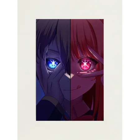 Oshi no ko Aqua x Ruby Photographic Print Unframed Size 24''x36'' GooGate