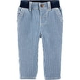 thumbnail image 1 of Oshkosh B'gosh Baby Boy Hickory Striped Carpenter Pants Size 18 Months, 1 of 2
