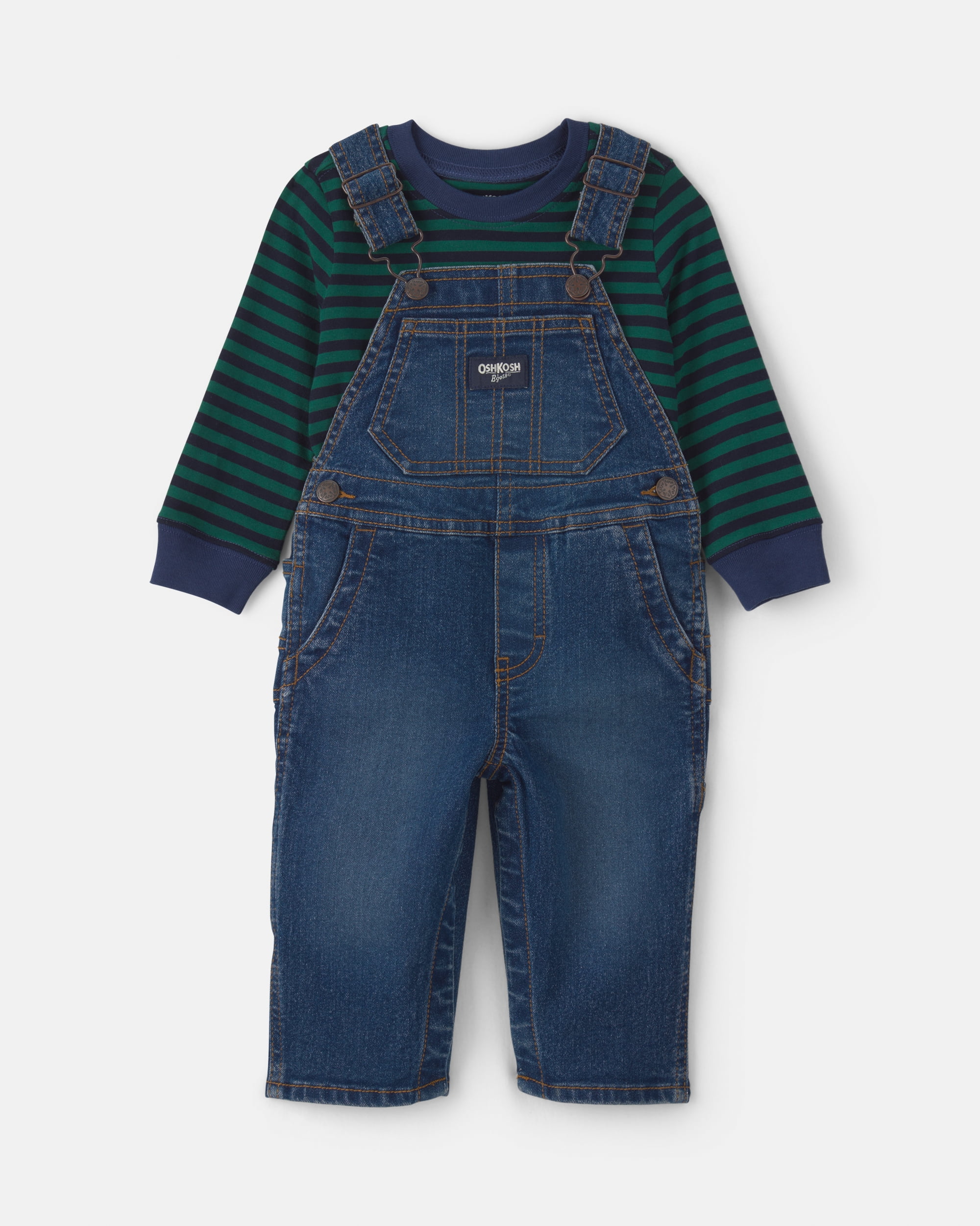 Oshkosh B'gosh Baby Overall and Top Set, 2-Piece, Sizes 3 Months - 24 Months