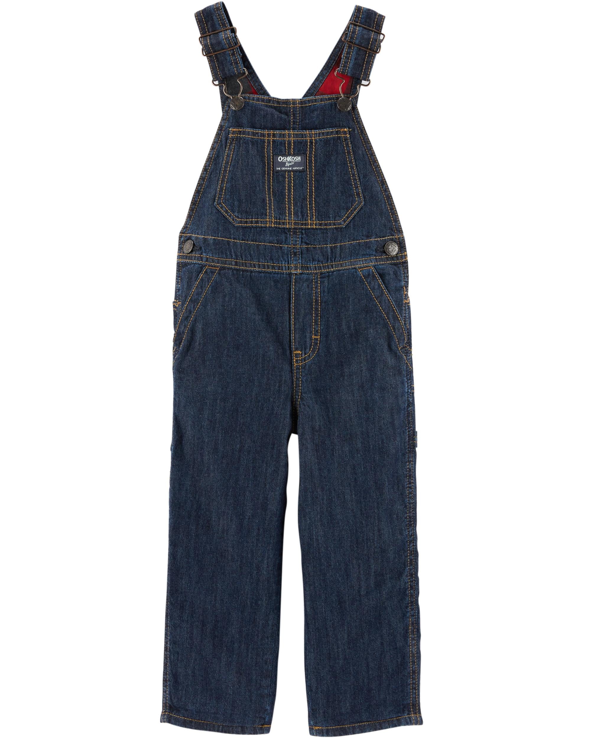 Oshkosh B'gosh Baby Toddler Buffalo Check-Lined Overalls with