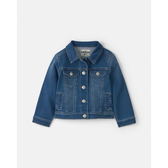 Oshkosh B'gosh Toddler Girl Denim Jacket, One-Piece, Sizes 2T - 5T