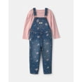 thumbnail image 1 of Oshkosh B'gosh Toddler Girl Overall and Top Outfit Set, 2-Piece, Sizes 2T - 5T, 1 of 7