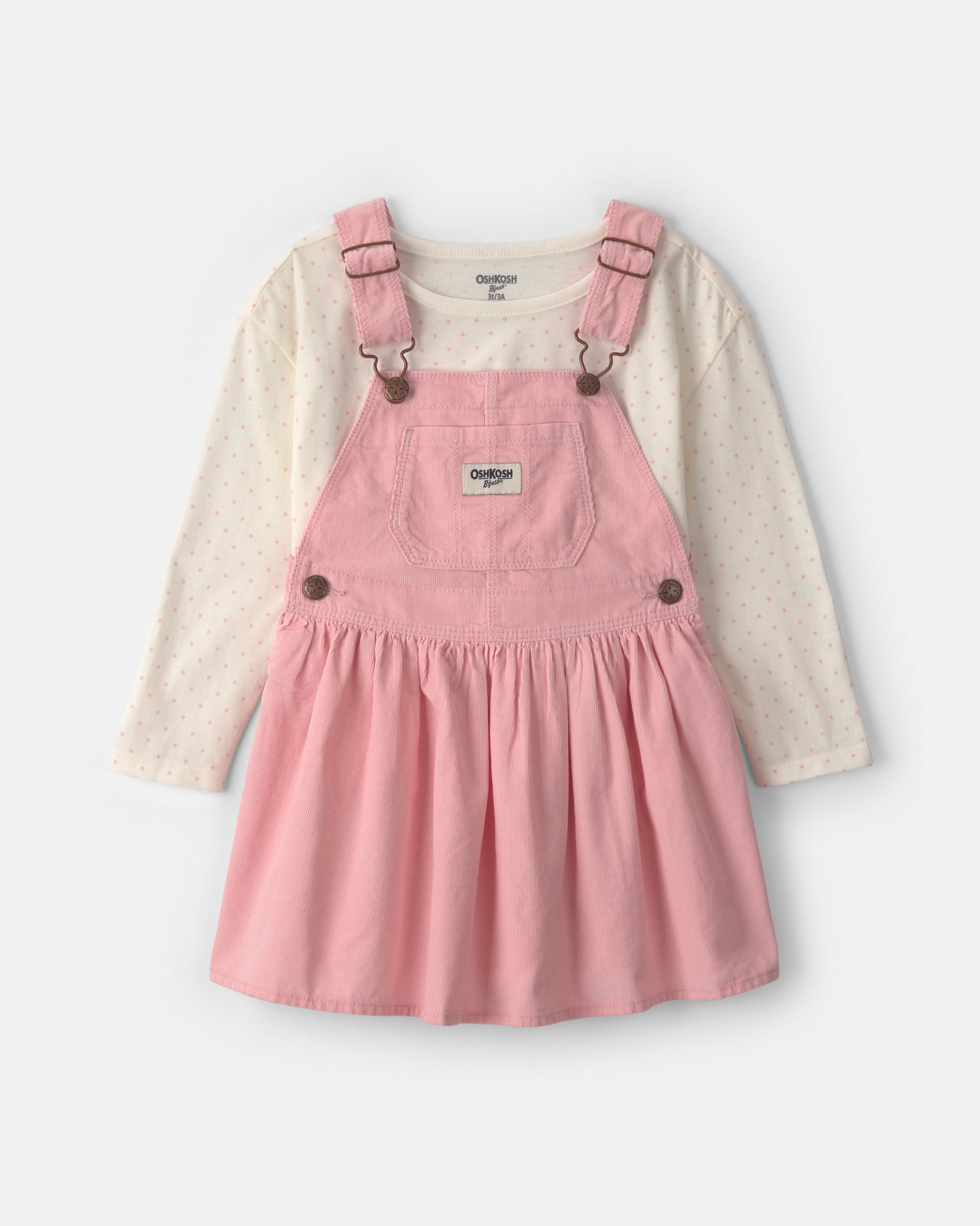 Oshkosh B'gosh Toddler Girl Skirtall and Top Outfit Set, 2-Piece, Sizes 2T - 5T