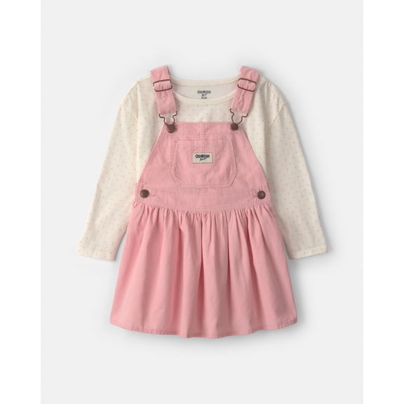 Oshkosh B'gosh Toddler Girl Skirtall and Top Outfit Set, 2-Piece, Sizes 2T - 5T
