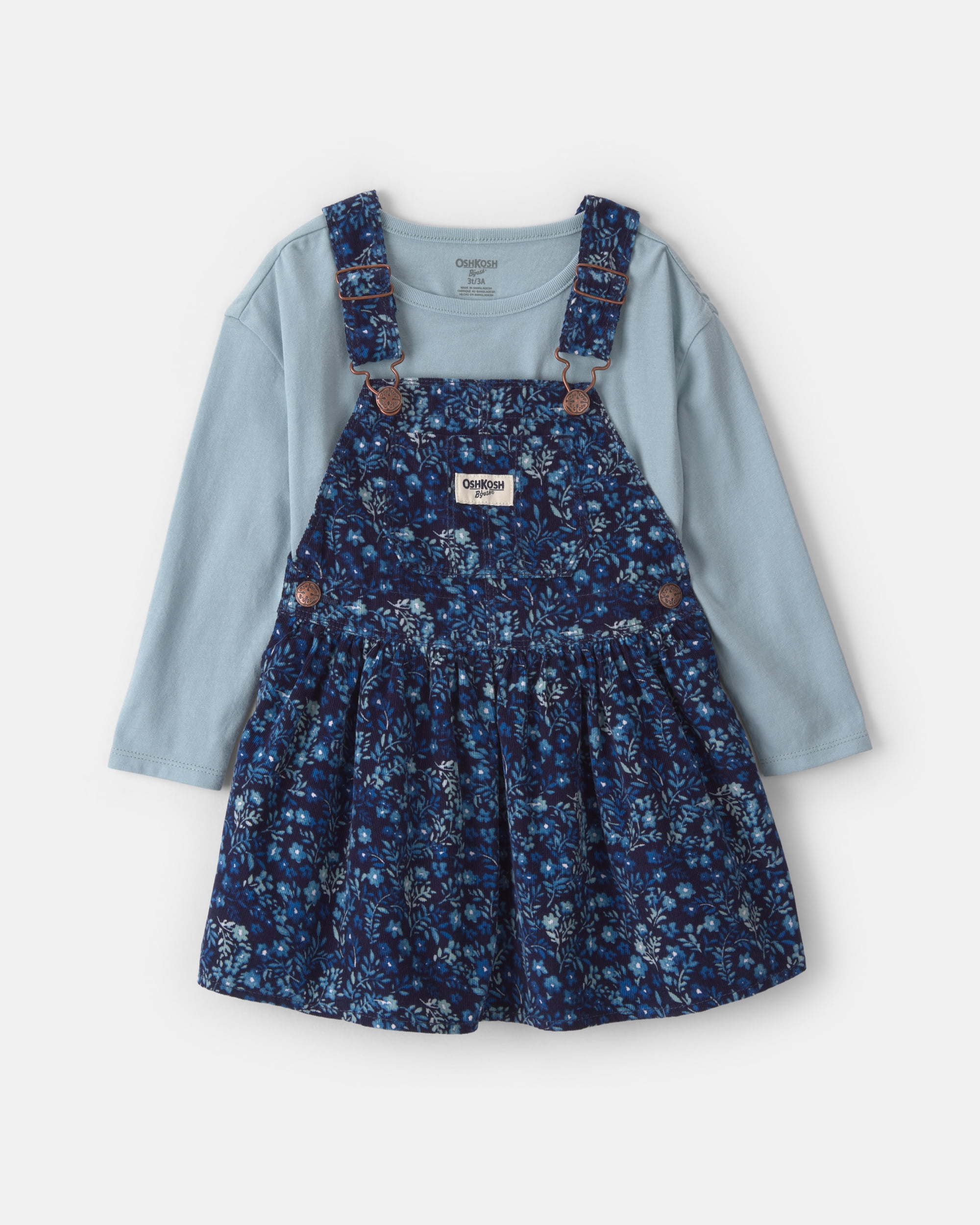 Oshkosh B'gosh Toddler Girl Skirtall and Top Outfit Set, 2-Piece, Sizes 2T - 5T