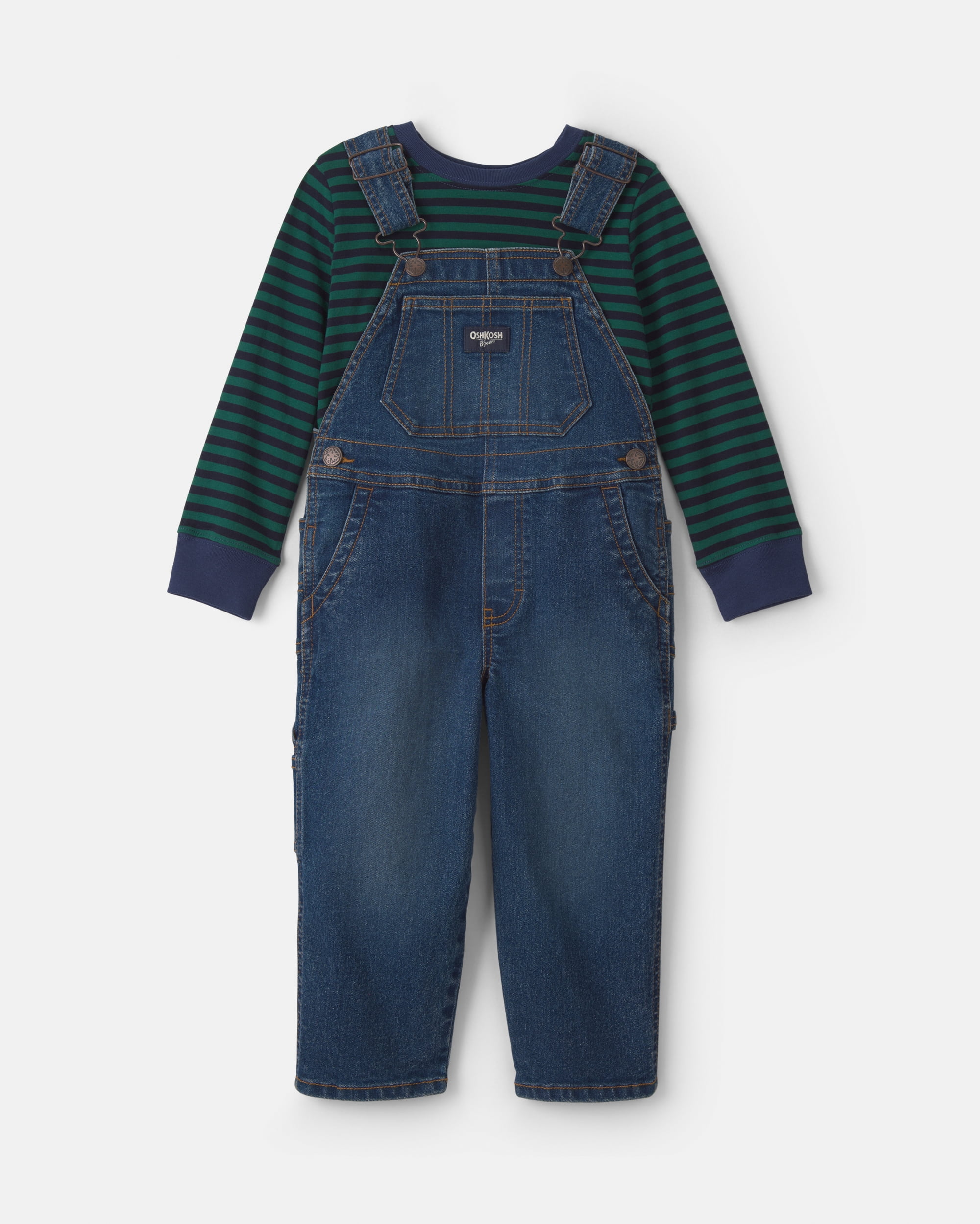 Oshkosh B'gosh Toddler Overall and Top Set, 2-Piece, Sizes 2T - 5T