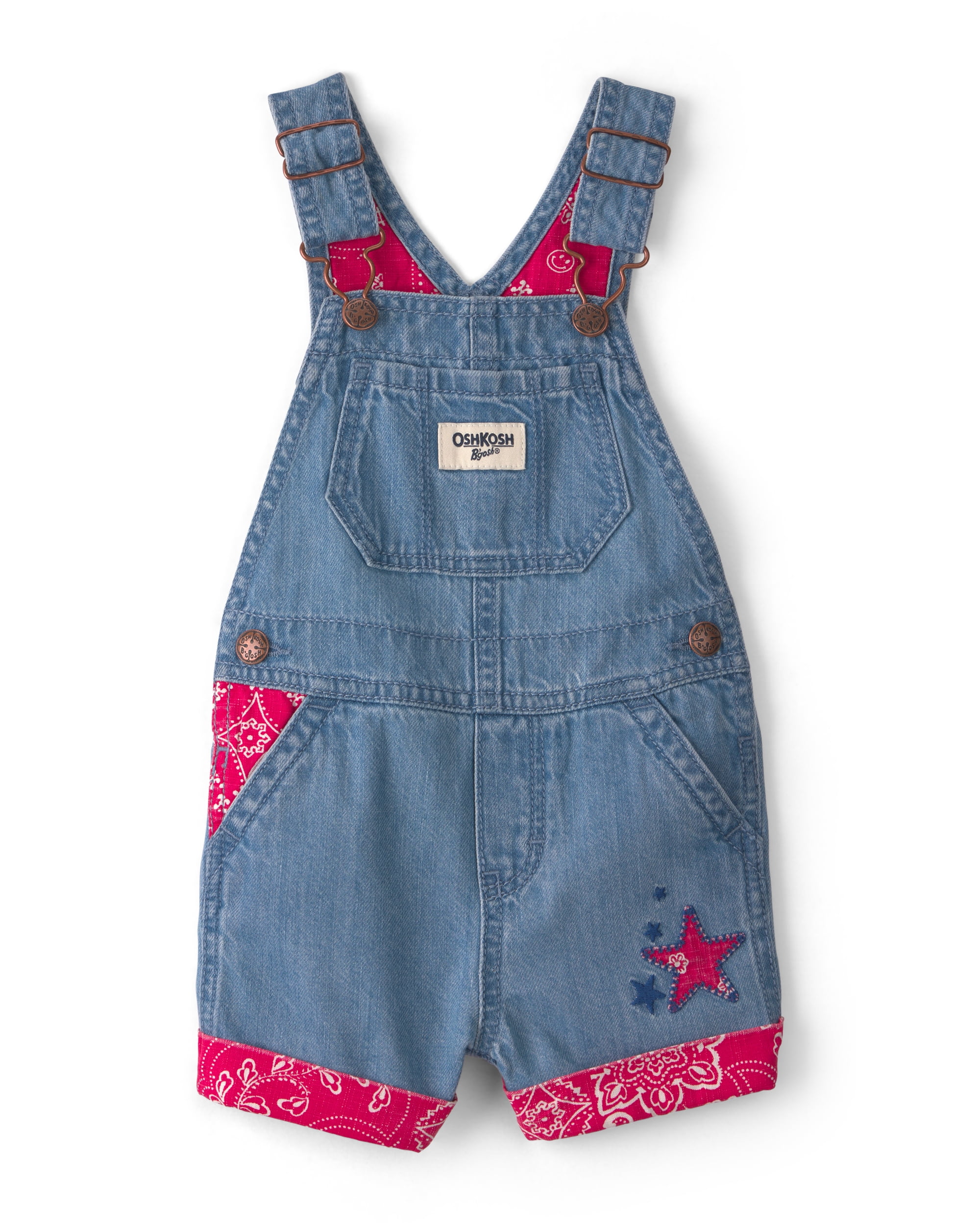 OshKosh B'gosh Baby Shortalls, One-Piece, Sizes 3 Months-24 Months