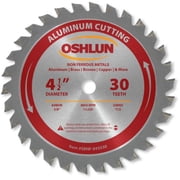 Oshlun SBNF-045030 4-1/2in 30 Tooth Aluminum Cutting Circular Saw Blade 3/8in Arbor