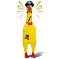 thumbnail image 1 of Oshsehun Fun Awaits! Squawking Chicken Dog Toys - Large 16" Squeaky & Screaming Yellow Rubber Chicken  Perfect for Pets & Kids to Enjoy Together!, 1 of 6
