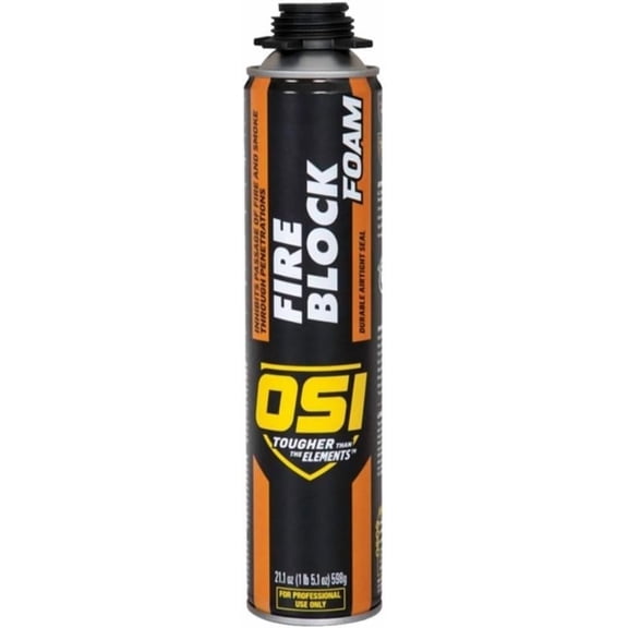Henkel Fire Block Foam Spray - Fireblock Sealant - 21.1 oz, Orange