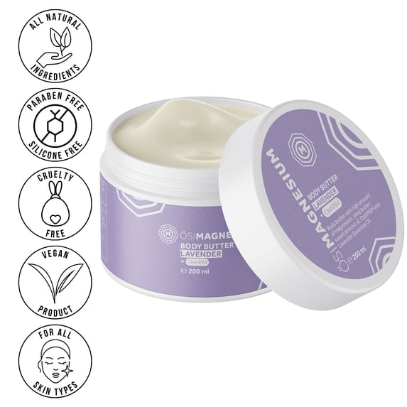 Osi Magnesium Lavender Body Butter + Opti MSM - 6.76oz for all skin types