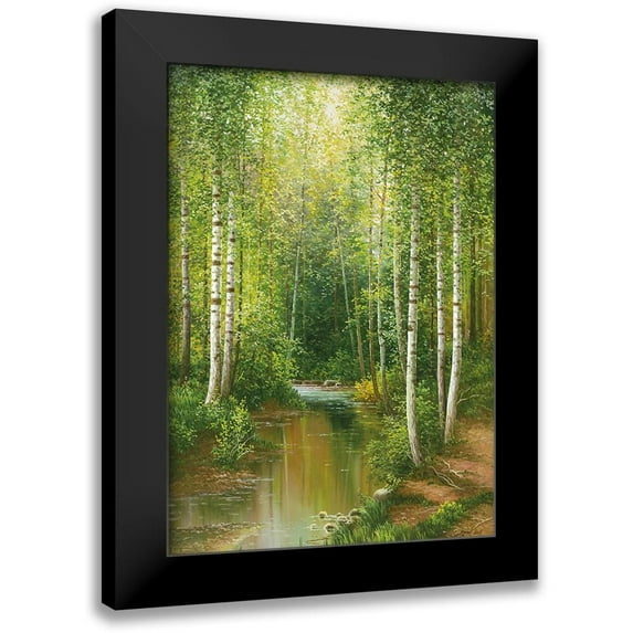 Osipova, Svetlana 14x18 Black Modern Framed Museum Art Print Titled - NEAR SAMARA