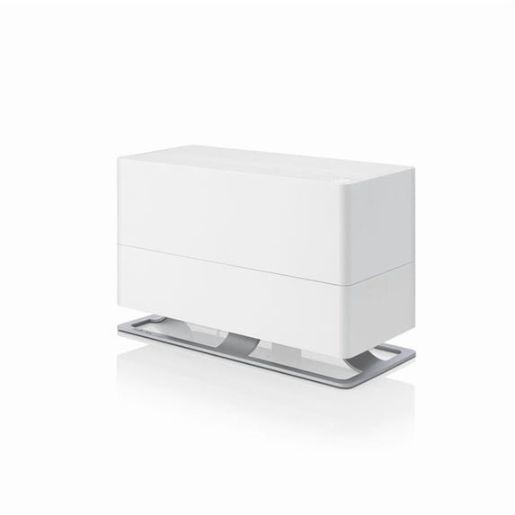 Stadler Form humidifier Oskar big, energy-saving evaporator, with automatic switch-off, night mode, for large rooms up to 1'100 sq. ft., very quiet, white