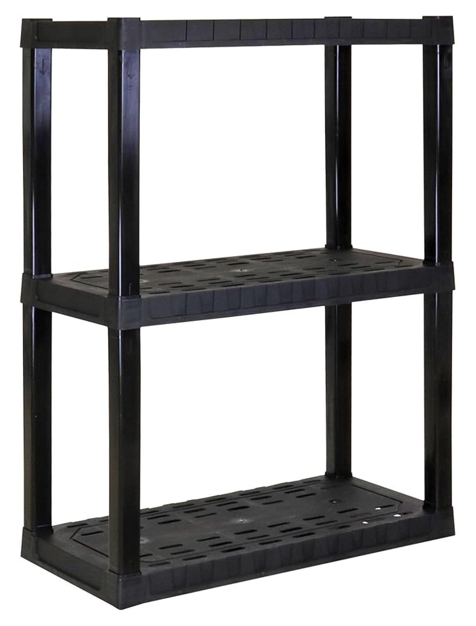 Oskar Heavy Duty Plastic Storage Shelves- for Garage, Kitchen, Bathroom