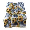 thumbnail image 1 of Oslo 60 Inch Throw Blanket, Microfiber Polyester, Yellow Sunflower Print, 1 of 5