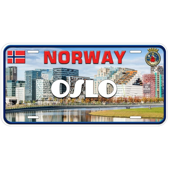 Oslo City Norway Novelty Car License Plate