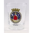 thumbnail image 1 of Oslo Norway Coat Of Arms Shot Glass, 1 of 1