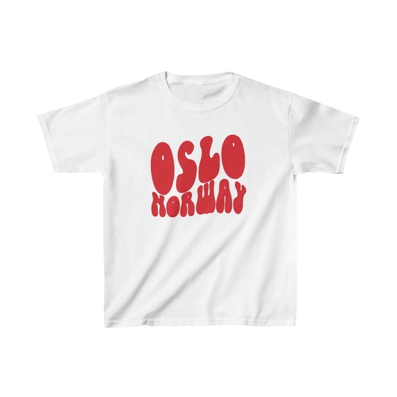 Oslo Norway Kids Shirt Gifts Youth Tee Tshirt