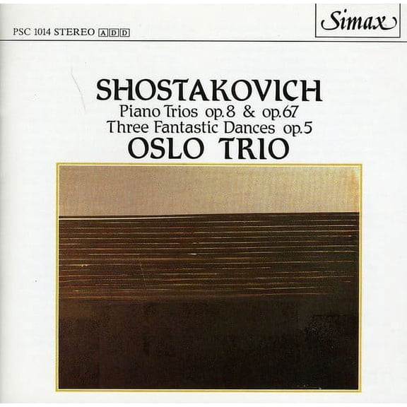 Oslo Trio - Piano Trios 1 & 2 / 3 Fantastic Dances - Music & Performance - CD