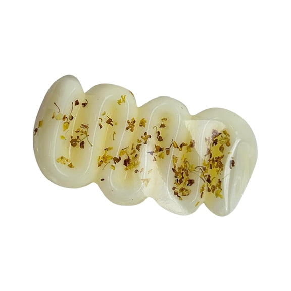 Osmanthus Series Squishy Fidget Toys for Adults TPR Soft Mud Texture Slow Rebound Tactile Gadget Cat Paw Daifuku Cream Strip Desktop Sensory Accessory 1 Pack