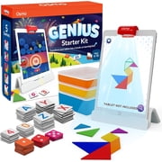 Osmo Genius Kit, Ages 6-10, 5 STEM Learning Games, Spelling & Math, iPad