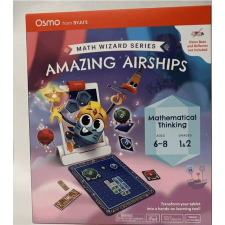 Osmo Math Wizard Series Amazing Airships iPad Age 6-8 Grade 1-2