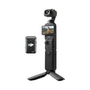 Osmo Pocket 3 Creator, Vlogging Camera with 1 CMOS & 4K/120fps Video, 3-Axis Stabilization, Fast Focusing, Face/Object Tracking, 2 Rotatable Touchscreen, Small Video Camera for Photography
