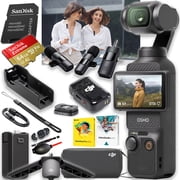 Osmo Pocket 3 Creator, Vlogging Camera with 1 CMOS & 4K/120fps Video, 3-Axis Stabilization, Fast Focusing, Face/Object Tracking, 2 Rotatable Touchscreen, Small Video Camera for Photography