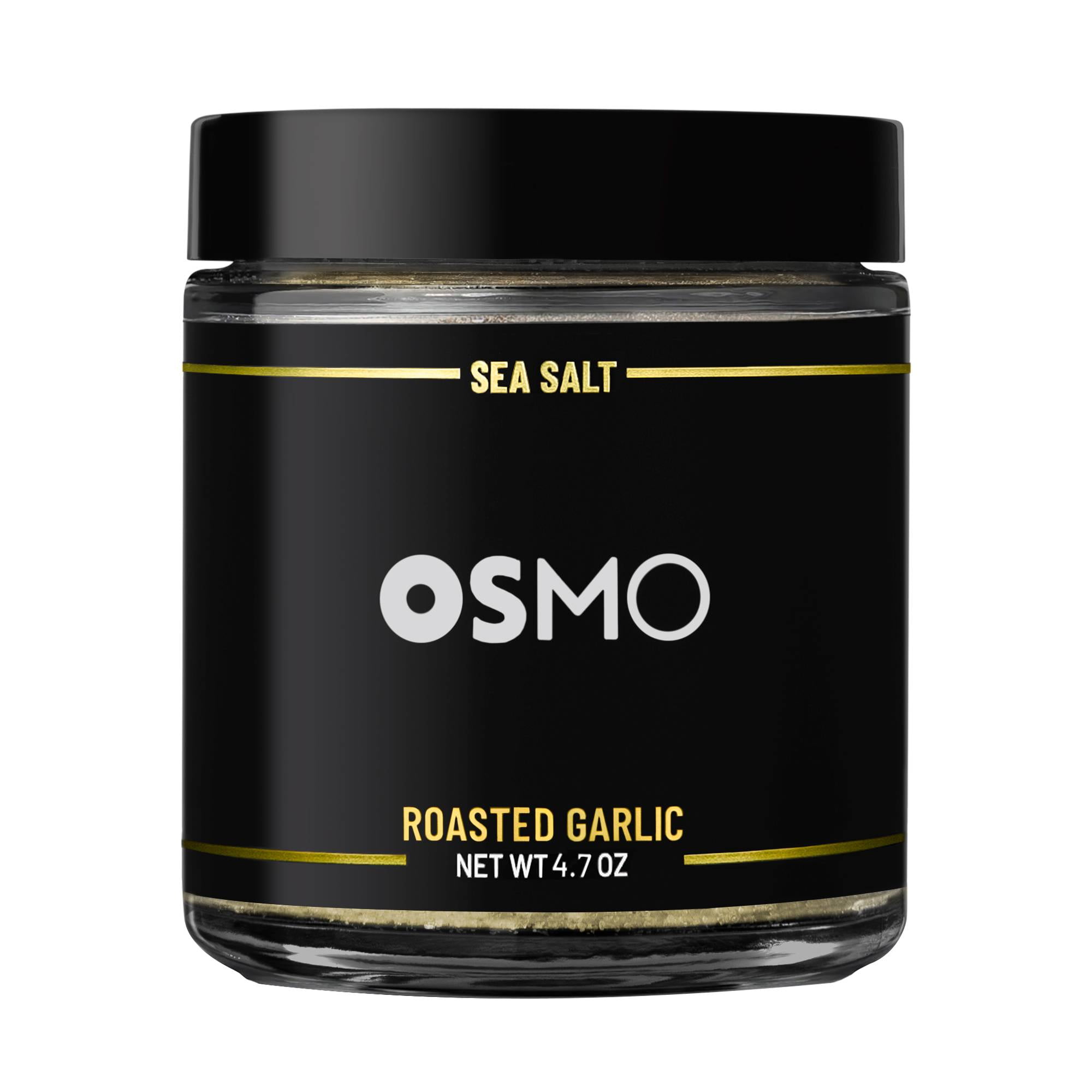 Osmo Salt's Roasted Garlic Sea Salt Premium Gourmet Cooking and