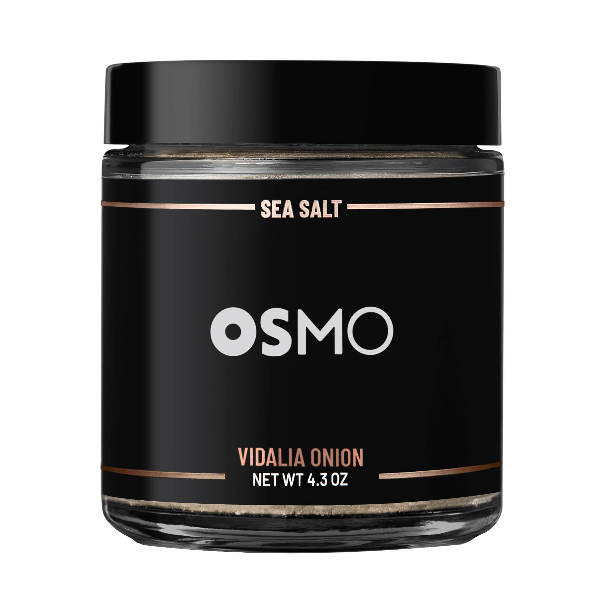Osmo Salt's Vidalia Onion Sea Salt - Premium Gourmet Cooking and Seasoning Salt, 4.3 oz jar