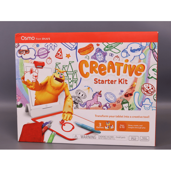Osmo - iPad Creative Starter Kit Valentine Toy/Gift 3 Educational Learning Games
