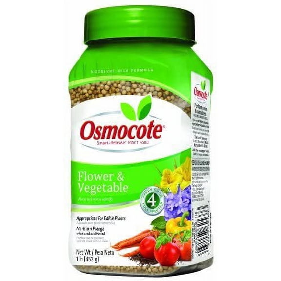 Scotts Osmocote Flower & Vegetable Plant Food Granules - Indoor/Outdoor Use - 15.12 lbs  Outdoor & Indoor Plant Use, Easy Application