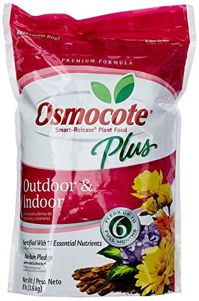 Osmocote Plus Outdoor and Indoor Smart-Release Plant Food, 8-Pound (Plant Fertilizer)