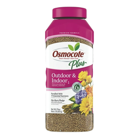 Osmocote Smart Release Plant Food Plus Fertilizer, 1 lb for Outdoor and Indoor Plants