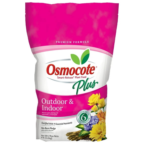 Osmocote Smart-Release Plant Food Plus Outdoor and Indoor, For Most Plant Types, 8 lb.