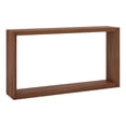 thumbnail image 1 of Evelyn&Zoe Modern Farmhouse 55" Wide Satin Walnut Console Table, 1 of 7