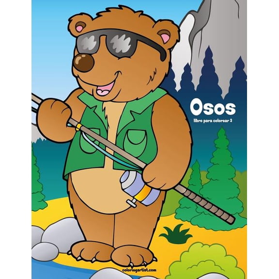 Osos Osos libro para colorear 3, Book 3, (Paperback)