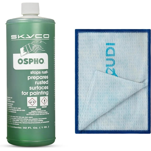 Ospho Rust Remover Metal Treatment Rust Converter for Vehicle Paints, Wiring & Hoses, 32 fl Oz