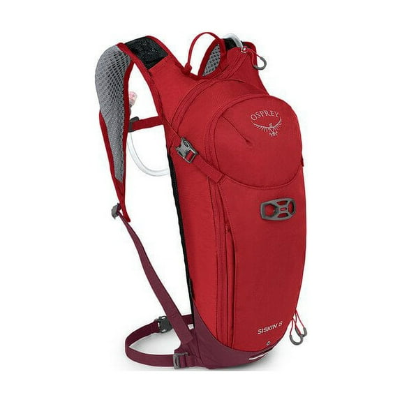 Osprey Siskin 8 with Reservoir 2023 Color: Ultimate Red, Size: O/S