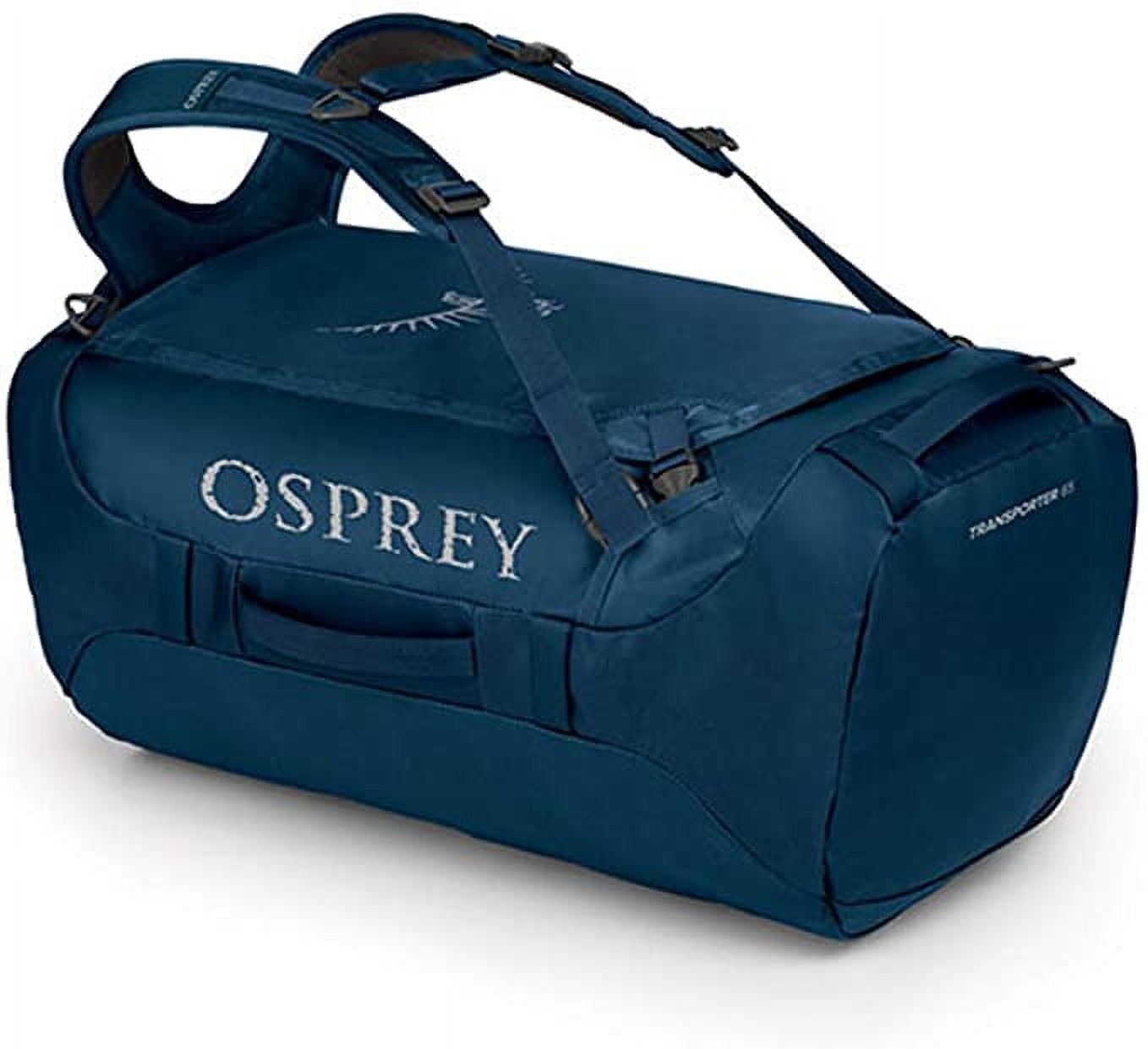 Osprey Transporter 65 Travel Duffel Bag Deep Water Blue
