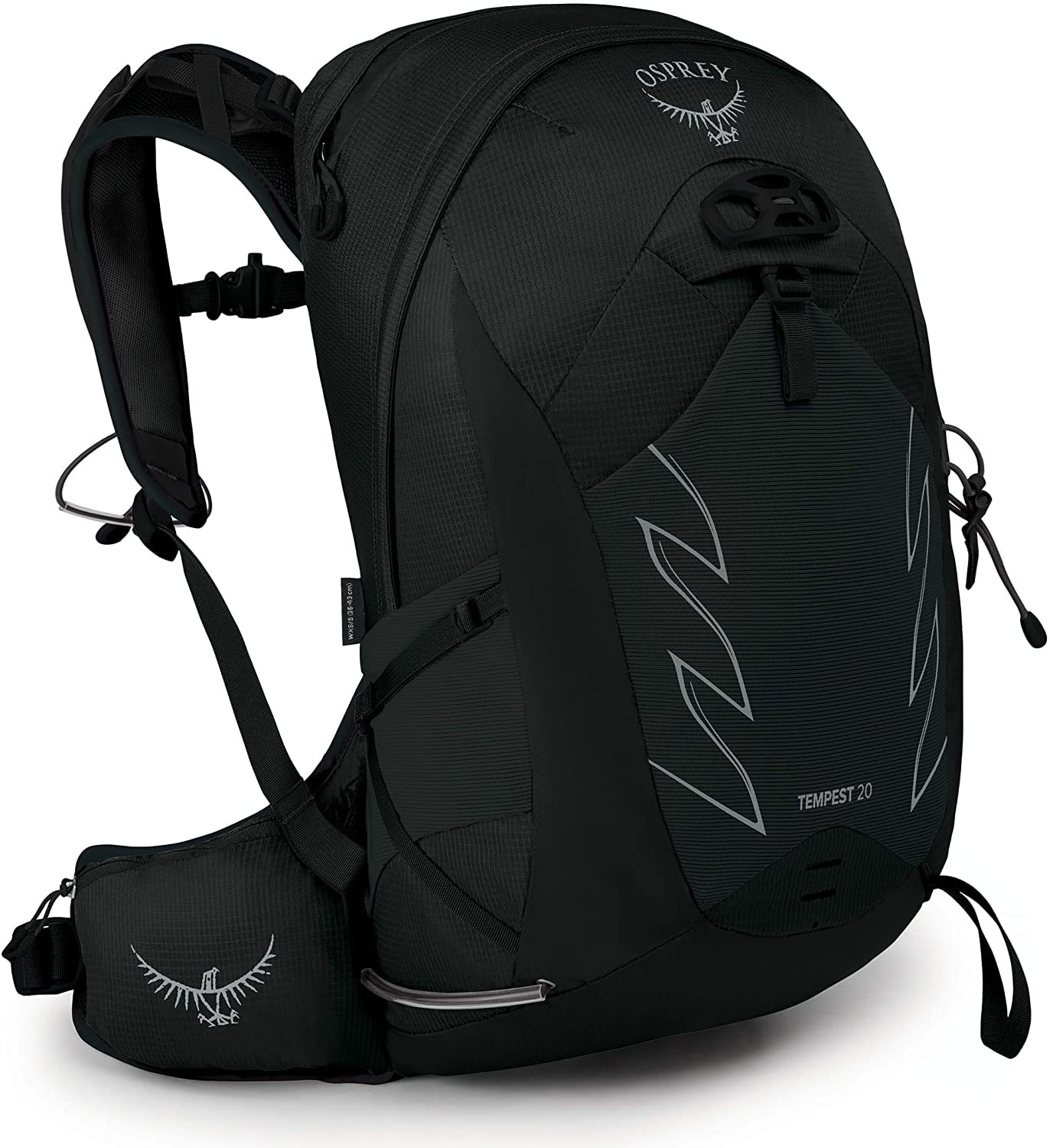 Osprey Women's Tempest 20 Hiking Backpack, Stealth Black, Medium ...